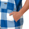 Duke Blue Devils NCAA Mens Plaid Bib Shortalls