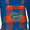 Florida Gators NCAA Mens Plaid Bib Shortalls