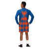 Florida Gators NCAA Mens Plaid Bib Shortalls