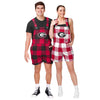 Georgia Bulldogs NCAA Mens Plaid Bib Shortalls