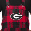 Georgia Bulldogs NCAA Mens Plaid Bib Shortalls