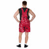 Georgia Bulldogs NCAA Mens Paint Splatter Bib Shortalls