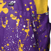 LSU Tigers NCAA Mens Paint Splatter Bib Shortalls