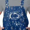 Penn State Nittany Lions NCAA Mens Paint Splatter Bib Shortalls