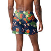 Virginia Cavaliers NCAA Mens Floral Slim Fit 5.5" Swimming Suit Trunks