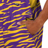 LSU Tigers NCAA Mens Tiger Stripe Thematic Bib Shortalls