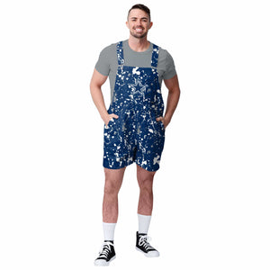 Dallas Cowboys NFL Mens Paint Splatter Bib Shortalls