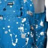 Detroit Lions NFL Mens Paint Splatter Bib Shortalls