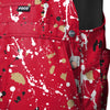 San Francisco 49ers NFL Mens Paint Splatter Bib Shortalls