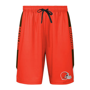 Cleveland Browns NFL Mens Side Stripe Training Shorts