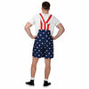 New England Patriots NFL Mens Thematic Bib Shortalls