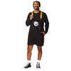 Pittsburgh Steelers NFL Mens Team Stripe Bib Shortalls