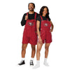 San Francisco 49ers NFL Mens Team Stripe Bib Shortalls
