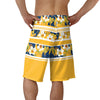 Nashville Predators Mens NHL Floral Stripe Boardshorts