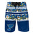 St Louis Blues Mens NHL Floral Stripe Boardshorts