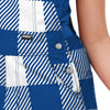 Toronto Blue Jays MLB Womens Plaid Bib Shortalls