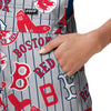 Boston Red Sox MLB Womens Historic Print Bib Shortalls