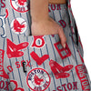 Boston Red Sox MLB Womens Historic Print Bib Shortalls