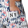 New York Yankees MLB Womens Historic Print Bib Shortalls