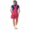 Philadelphia Phillies MLB Womens Pinstripe Bib Shortalls