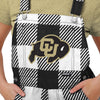 Colorado Buffaloes NCAA Womens Plaid Bib Shortalls