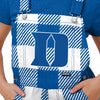 Duke Blue Devils NCAA Womens Plaid Bib Shortalls