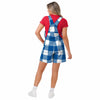 Buffalo Bills NFL Womens Plaid Bib Shortalls