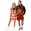 Cleveland Browns NFL Womens Plaid Bib Shortalls