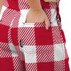 San Francisco 49ers NFL Womens Plaid Bib Shortalls