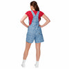 Buffalo Bills NFL Womens Gingham Check Bib Shortalls