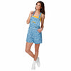 Los Angeles Chargers NFL Womens Gingham Check Bib Shortalls