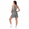 Las Vegas Raiders NFL Womens Gingham Check Bib Shortalls