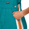 Miami Dolphins NFL Womens Team Stripe Bib Shortalls