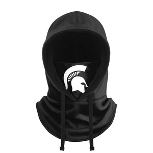 Michigan State Spartans NCAA Black Drawstring Hooded Gaiter