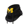 Michigan Wolverines NCAA Black Drawstring Hooded Gaiter