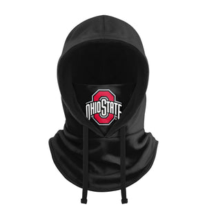 Ohio State Buckeyes NCAA Black Drawstring Hooded Gaiter