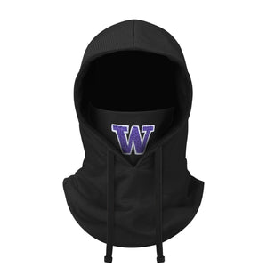 Washington Huskies NCAA Waffle Drawstring Hooded Gaiter