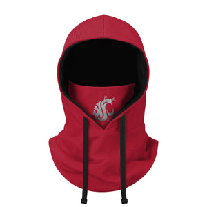 Washington State Cougars NCAA Waffle Drawstring Hooded Gaiter