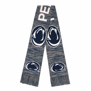 Penn State Nittany Lions NCAA Wordmark Big Logo Colorblend Scarf