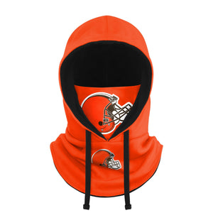 Cleveland Browns NFL Alternate Team Color Drawstring Hooded Gaiter