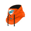 Miami Dolphins NFL Alternate Team Color Drawstring Hooded Gaiter