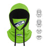 Seattle Seahawks NFL Alternate Team Color Drawstring Hooded Gaiter