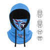 Tennessee Titans NFL Alternate Team Color Drawstring Hooded Gaiter