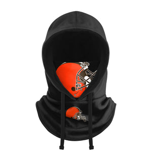 Cleveland Browns NFL Black Drawstring Hooded Gaiter
