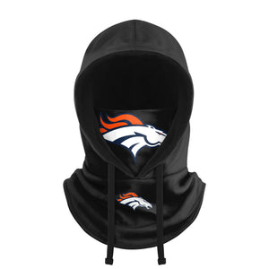 Denver Broncos NFL Black Drawstring Hooded Gaiter