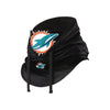 Miami Dolphins NFL Black Drawstring Hooded Gaiter