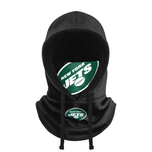 New York Jets NFL Black Drawstring Hooded Gaiter