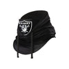 Las Vegas Raiders NFL Black Drawstring Hooded Gaiter