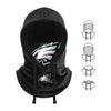 Philadelphia Eagles NFL Black Drawstring Hooded Gaiter