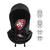 San Francisco 49ers NFL Black Drawstring Hooded Gaiter